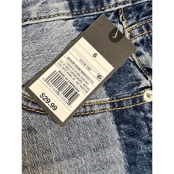 NWT Mossimo new with tags boyfriend crop jeans size 6 28 regular - Picture 6 of 6